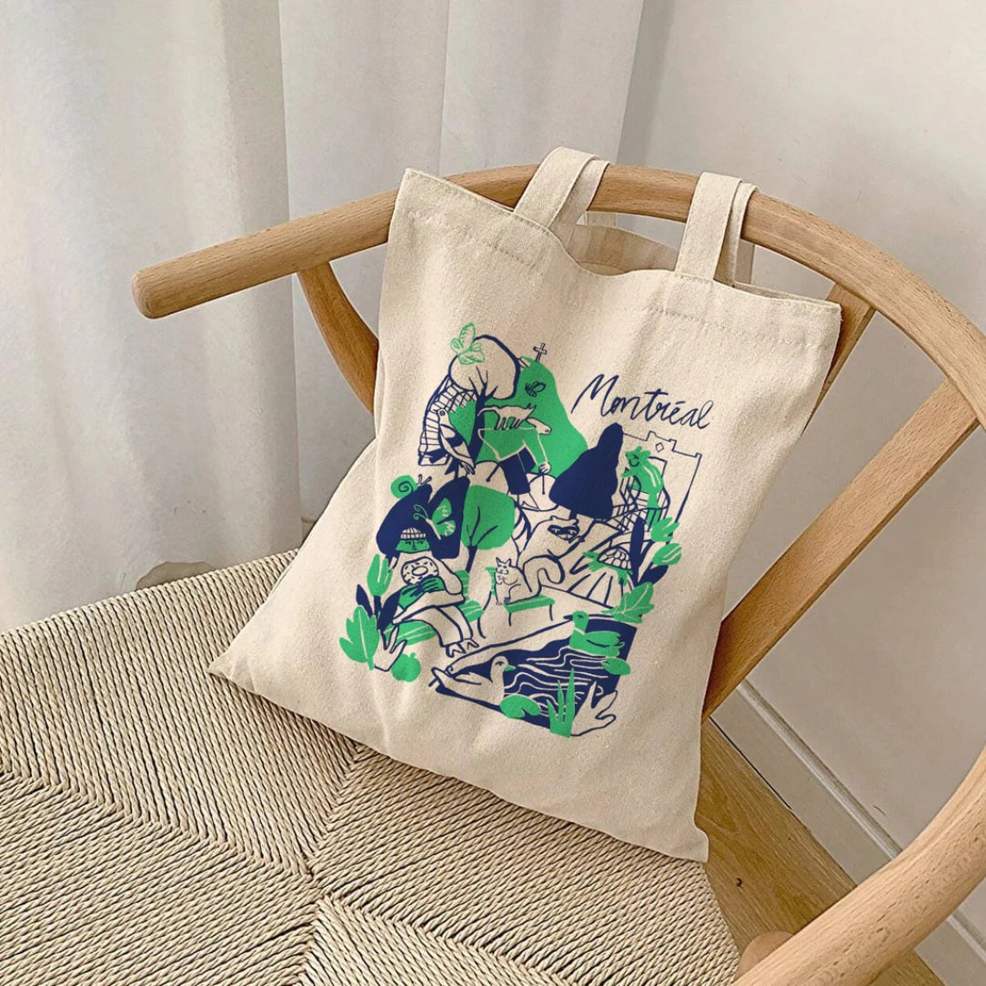 Sac cabas -Balade à Montréal - Boutique Articho