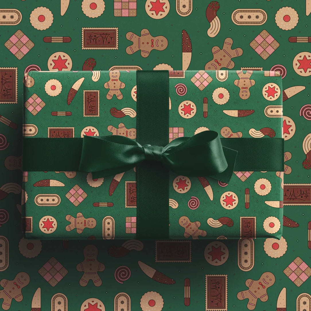 Friandises - Papier cadeau de Noël - Boutique Articho