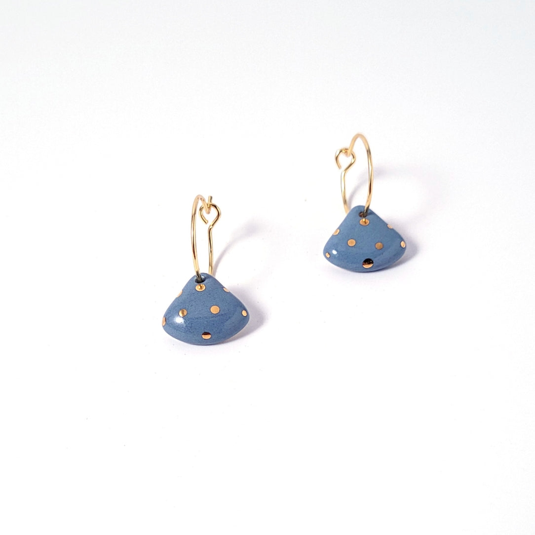 BO éventail sur anneau doré - Boutique Articho