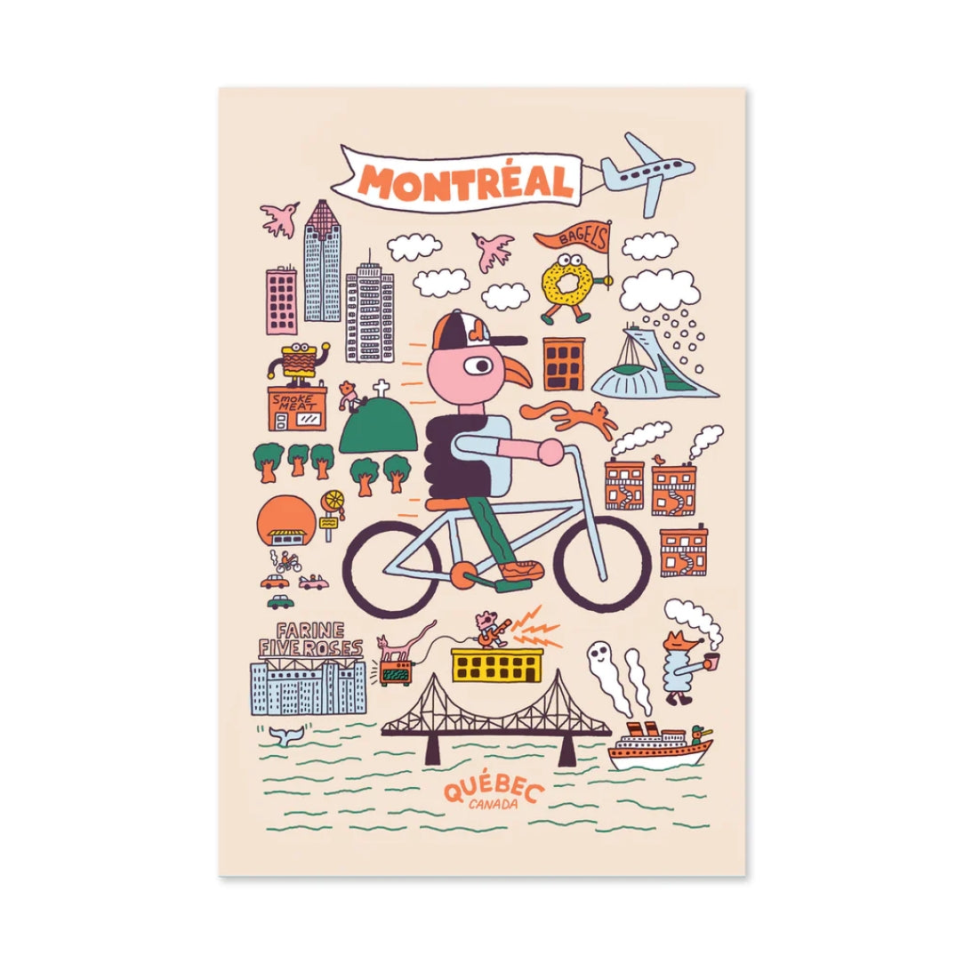 MTL tout-terrain - carte postale - Boutique Articho