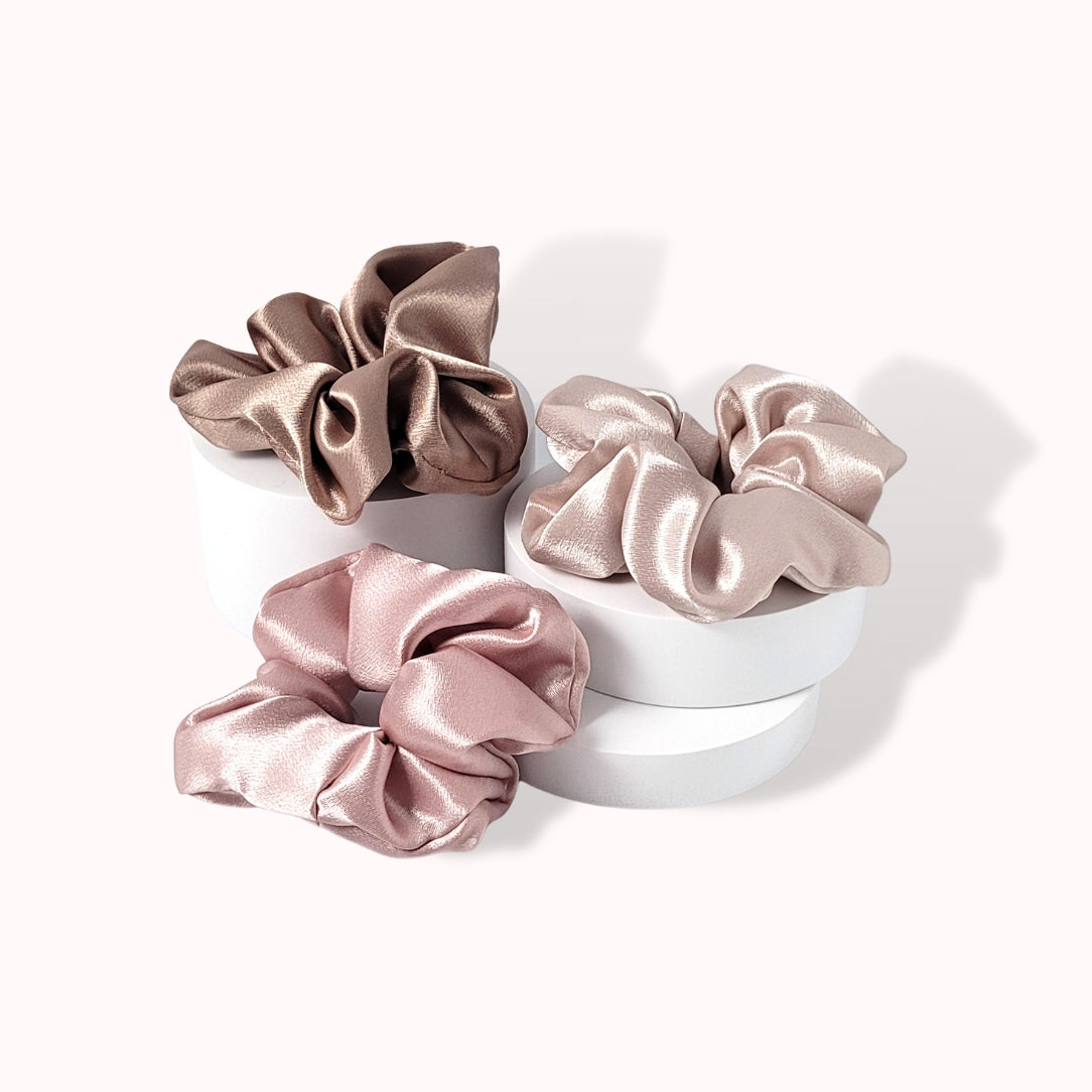 Chouchou satin - sable - Boutique Articho