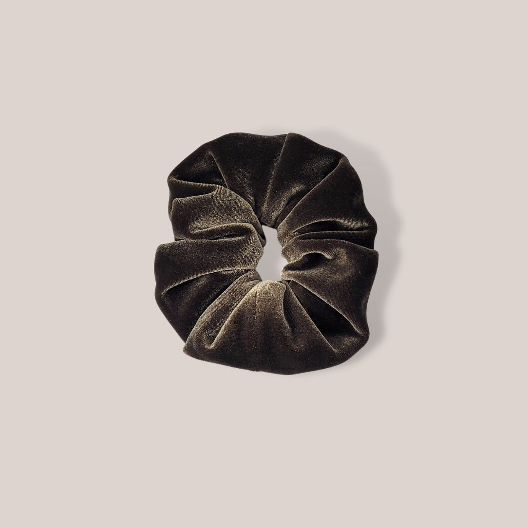 Chouchou velours - kaki - Boutique Articho