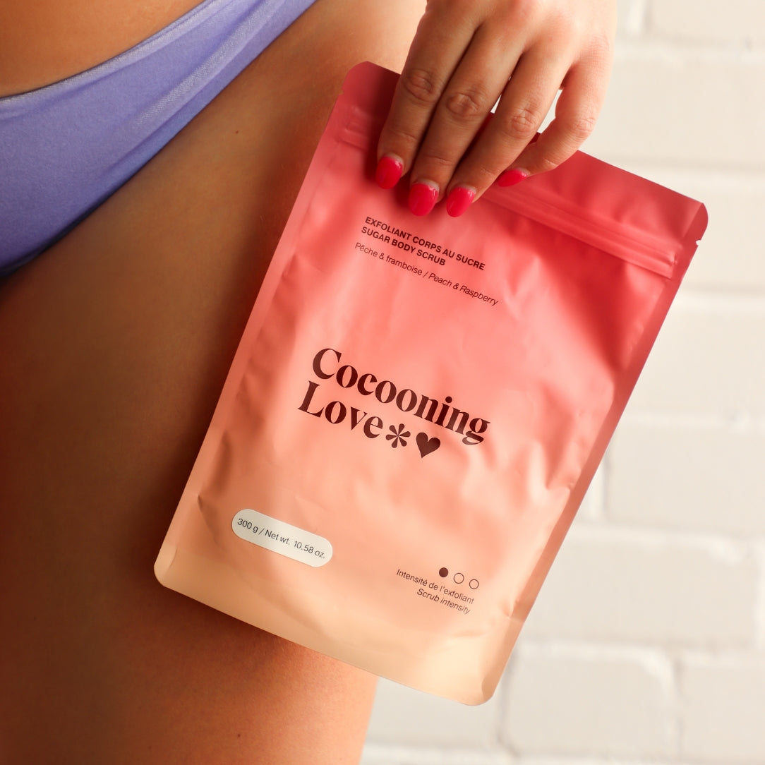 Exfoliant corps au sucre - Pêche et Framboise - Boutique Articho
