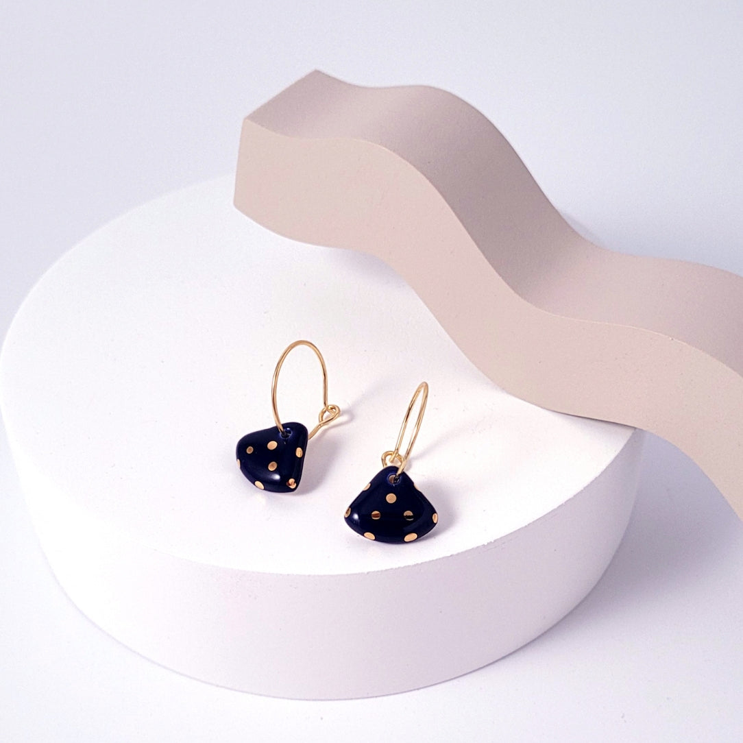 BO éventail sur anneau doré - Boutique Articho