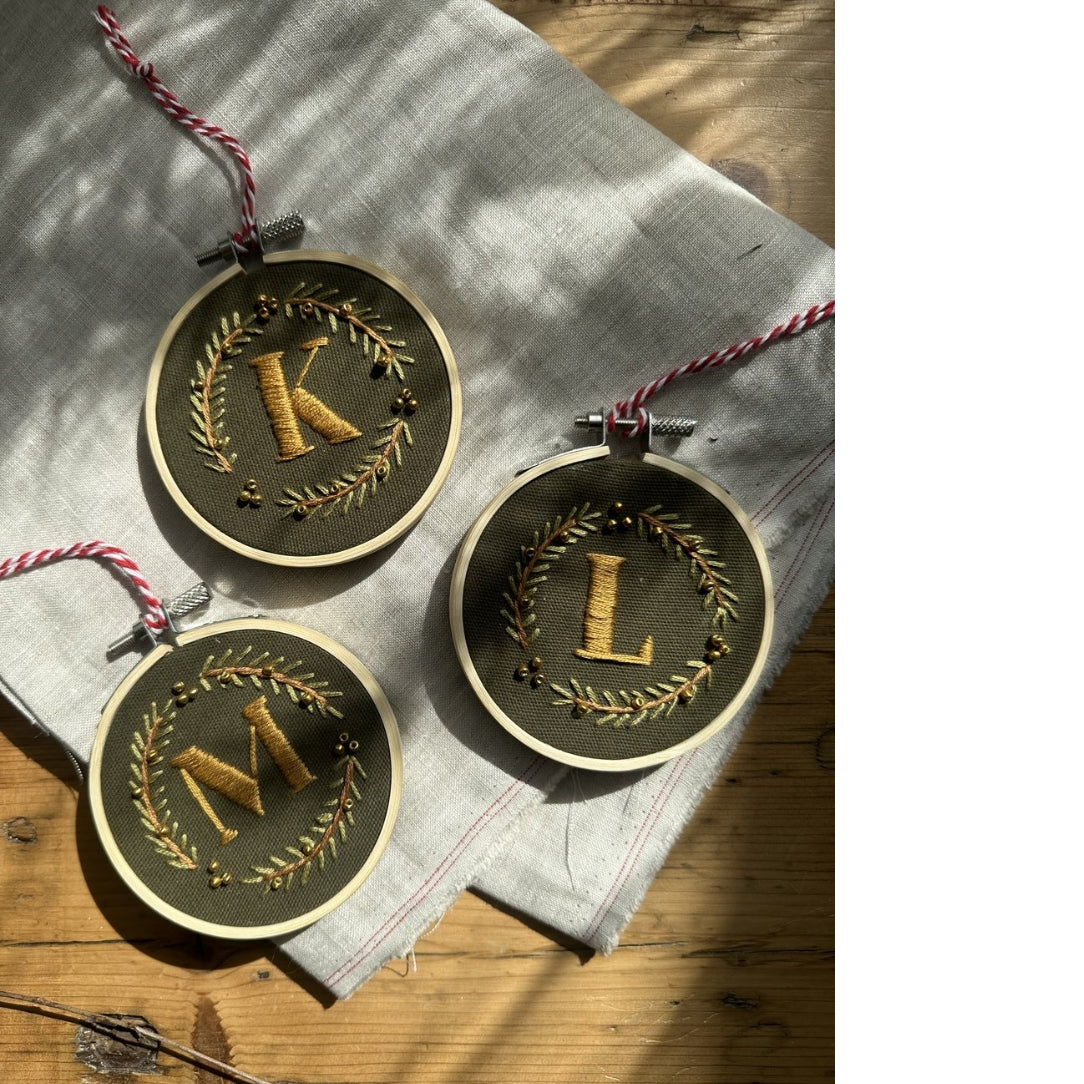 Kit de broderie DIY - Trio dans le sapin - Boutique Articho