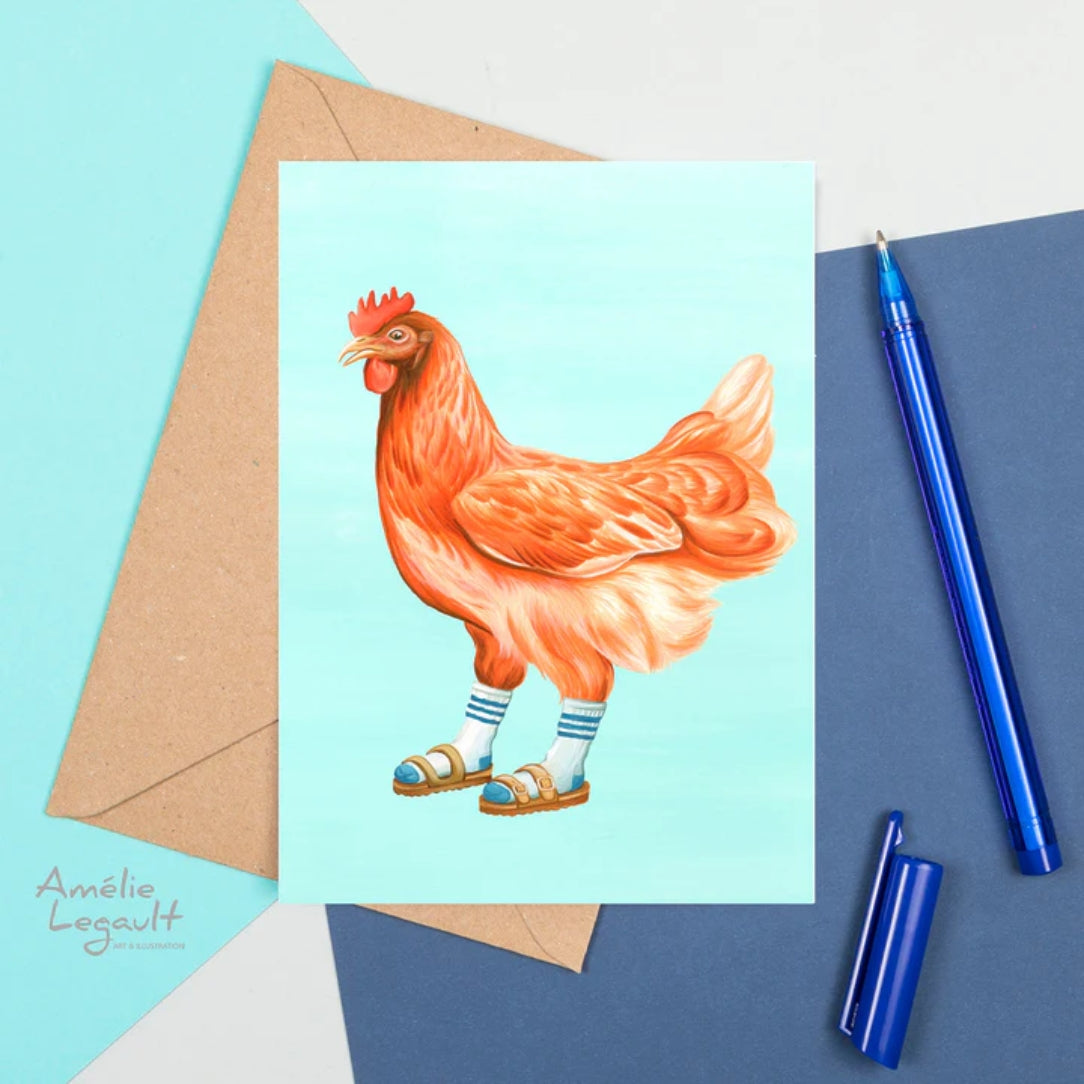 Poules en sandales - Boutique Articho