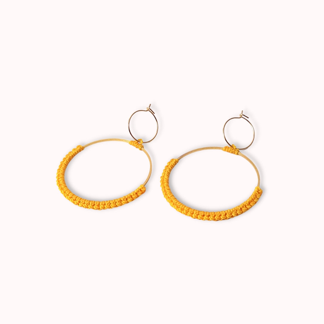 Boucles d'oreilles Rio - dorée - Boutique Articho