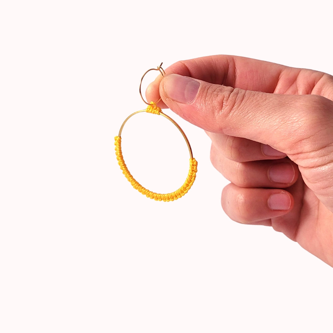 Boucles d'oreilles Rio - dorée - Boutique Articho