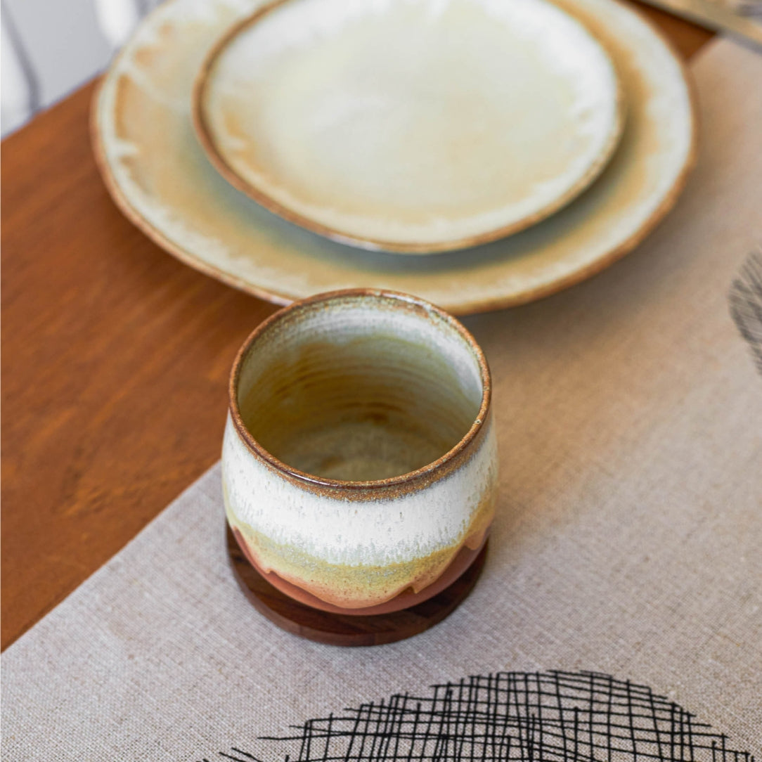 Bol à thé tourné - crème - Boutique Articho