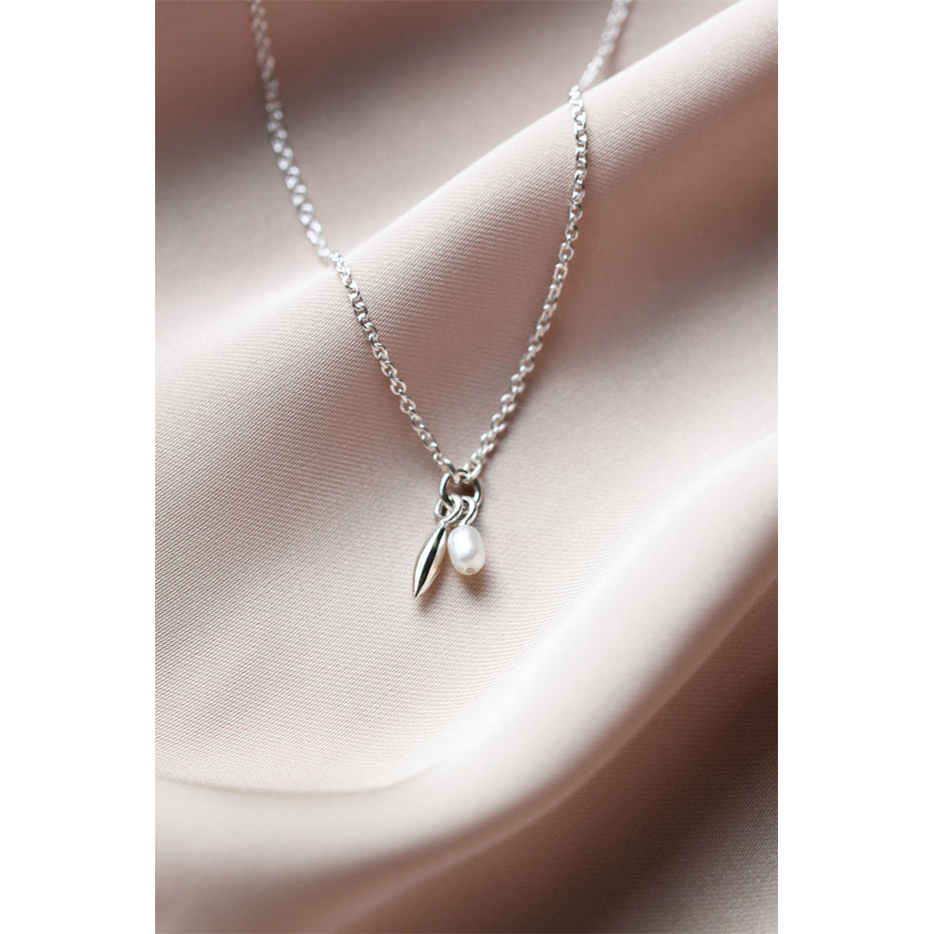 Collier marquise + perle - Boutique Articho