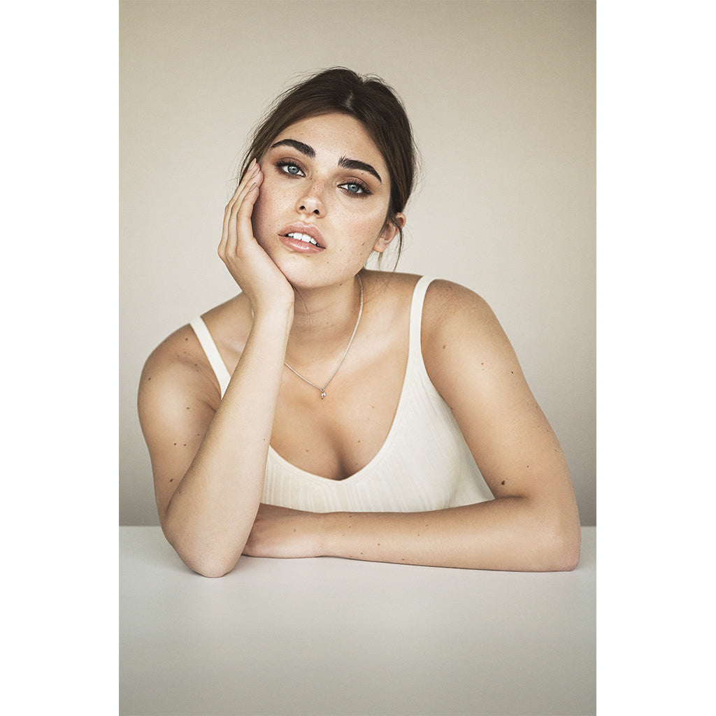 Collier marquise + perle - Boutique Articho