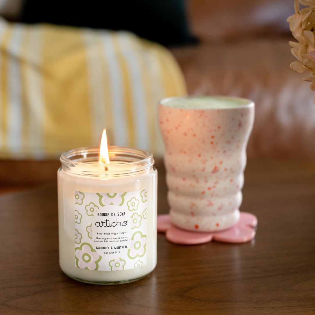 Bougie de soya exclusive Articho - Boutique Articho