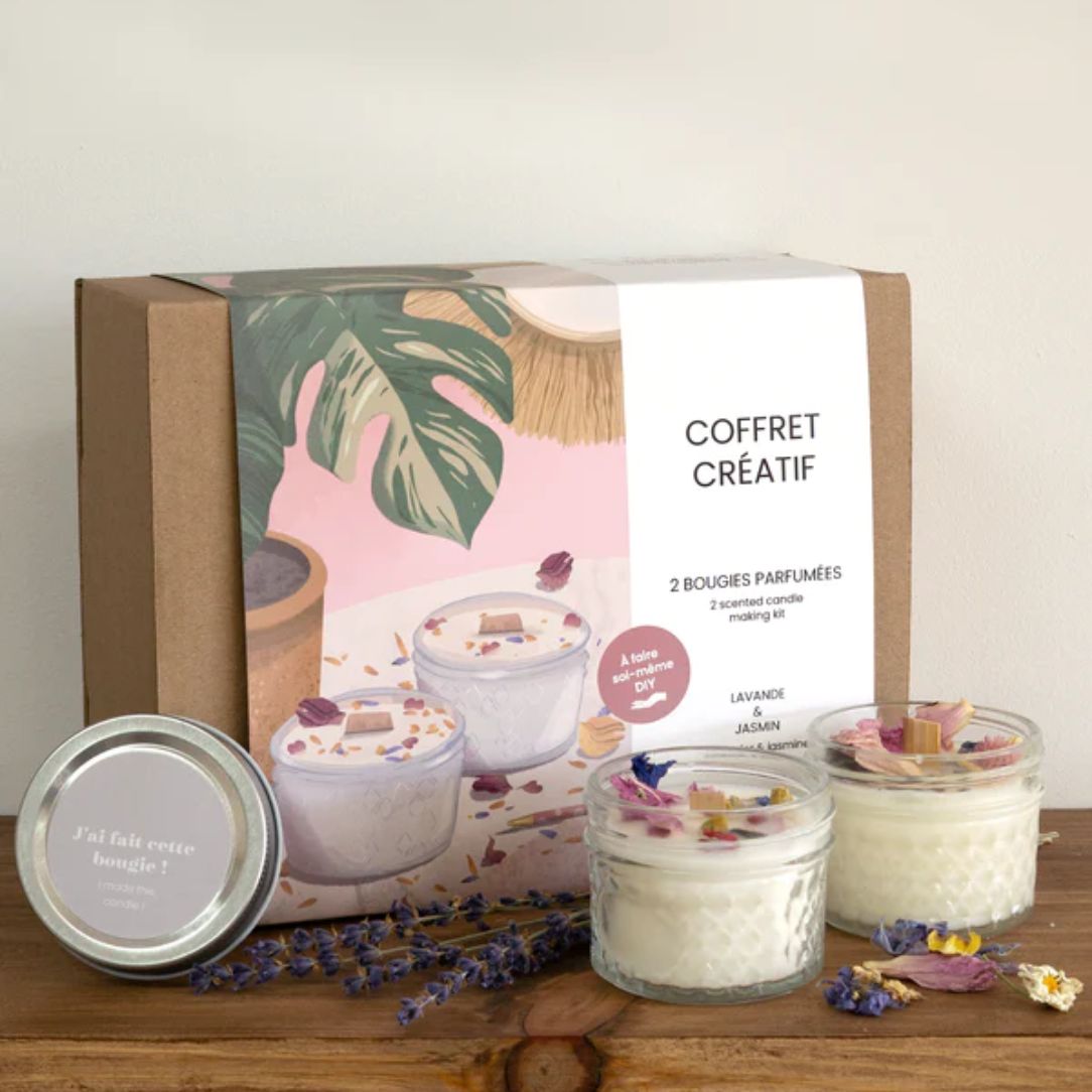 Ensemble de fabrication de bougies florales - Boutique Articho