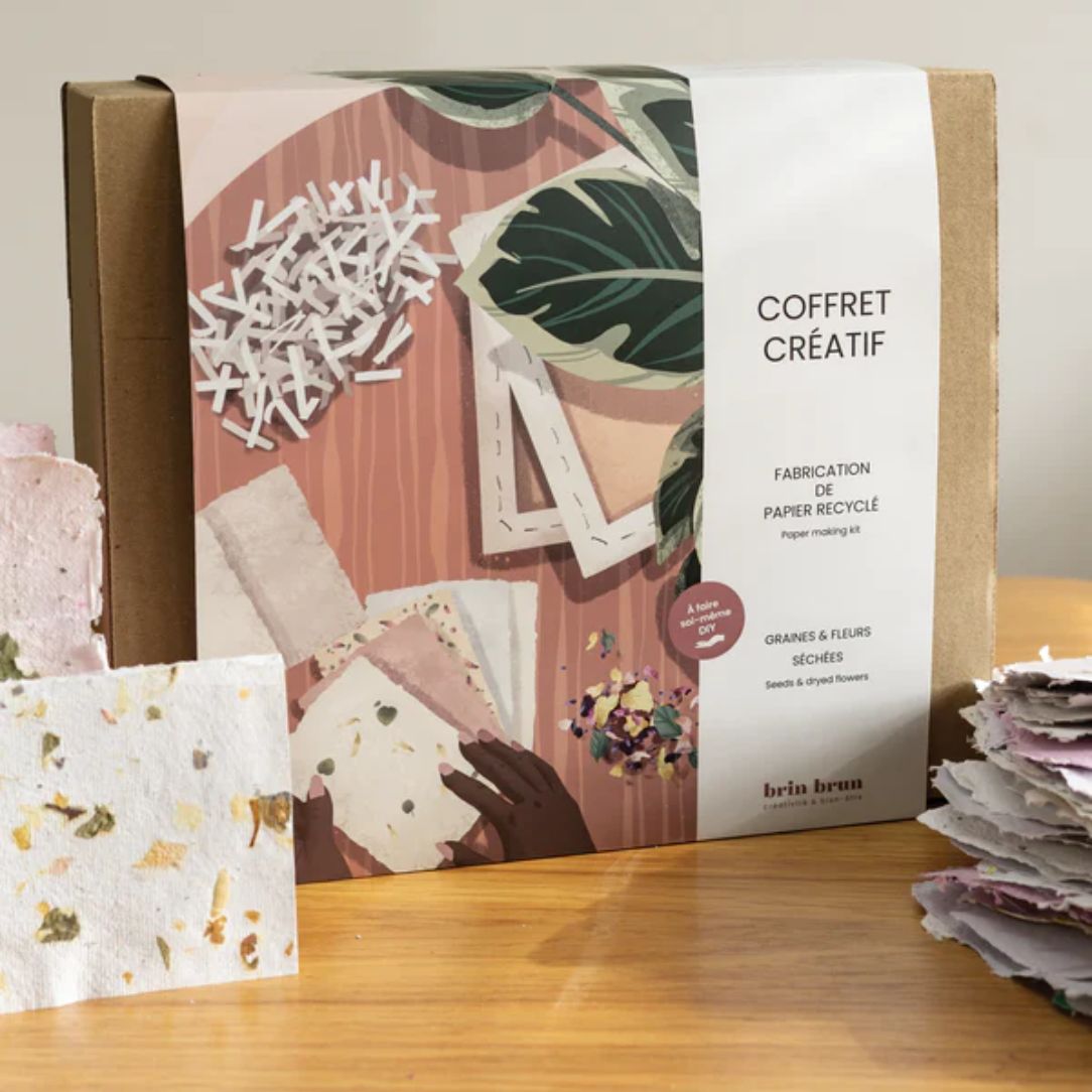 Ensemble de fabrication papier recyclé - Boutique Articho