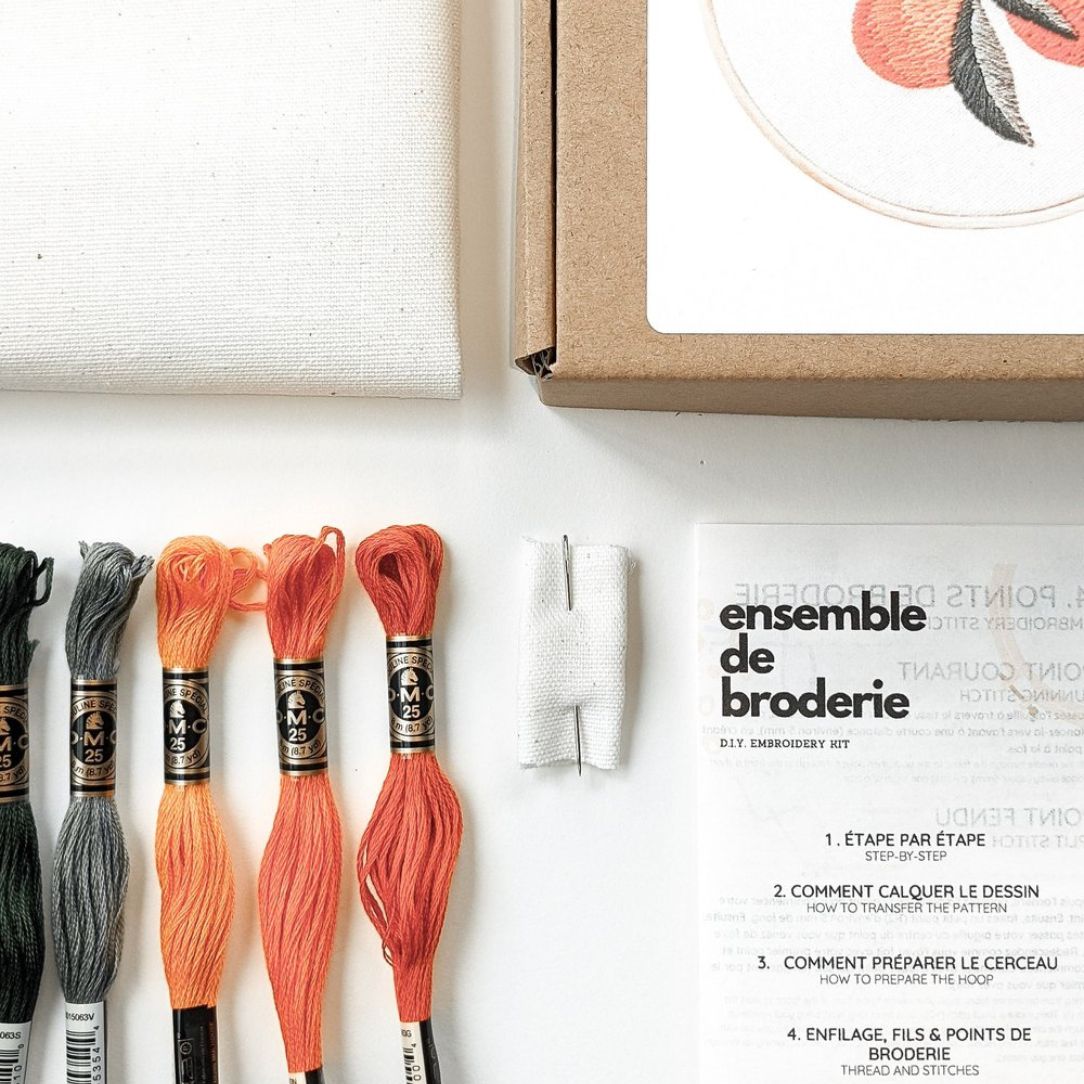 Kit de broderie DIY Clémentines Boutique Articho