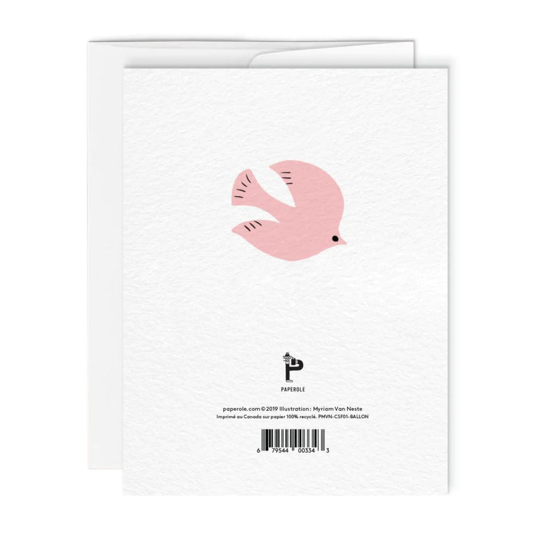 Ballon - carte de souhaits - Boutique Articho