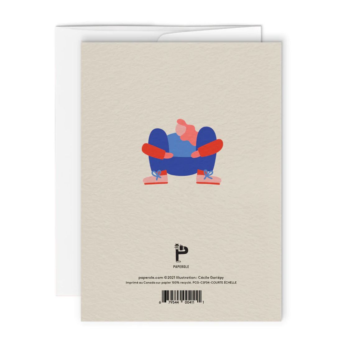 Courte échelle - carte de souhaits - Boutique Articho