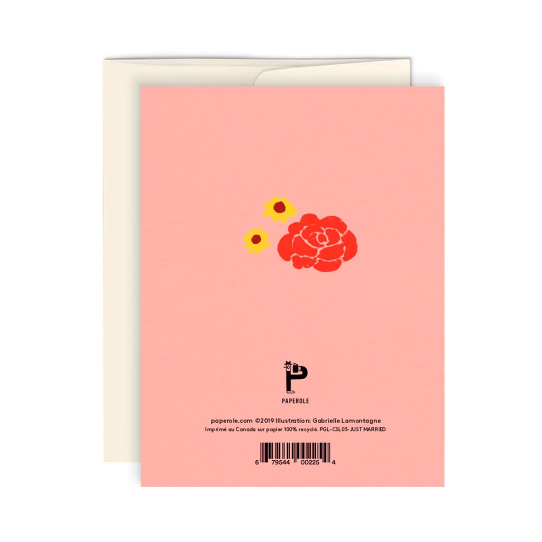Nouvellement marié - carte de souhaits - Boutique Articho