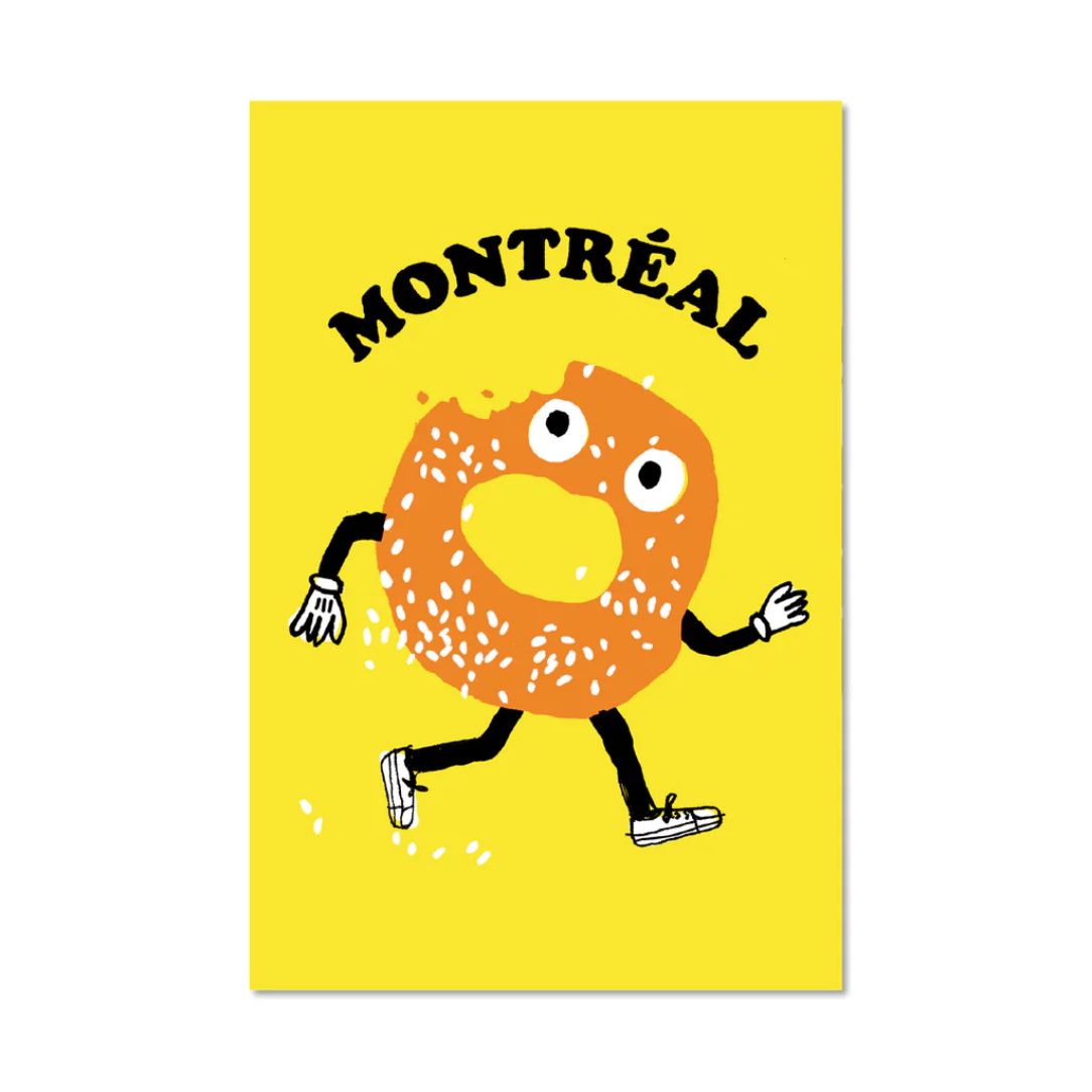 Bagel - carte postale - Boutique Articho