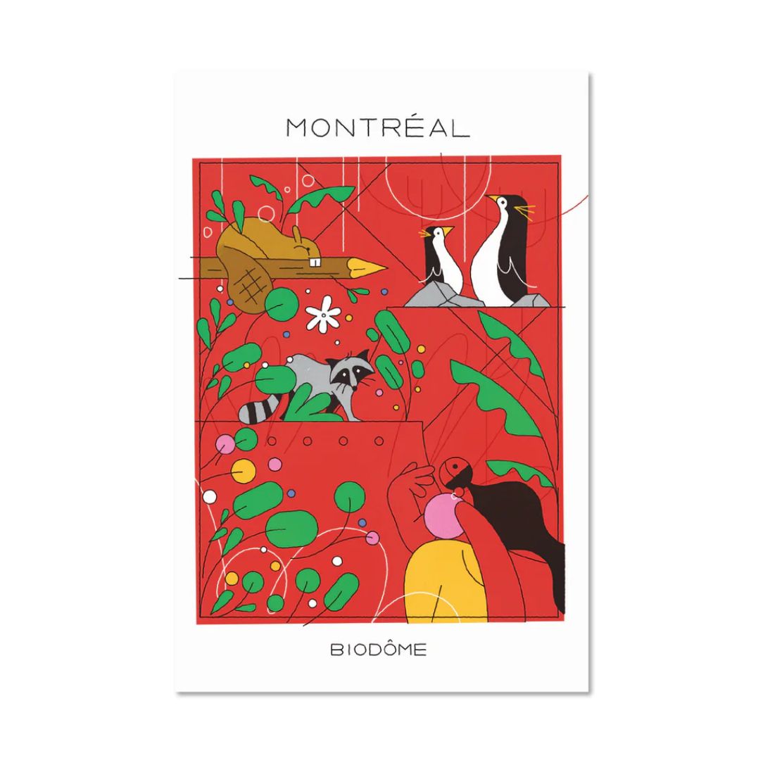 Biodôme - carte postale - Boutique Articho