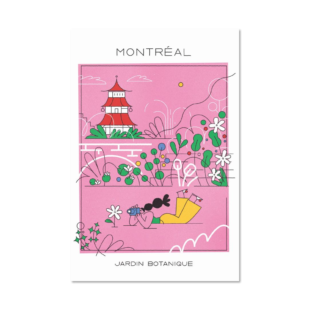 Jardin botanique - carte postale - Boutique Articho