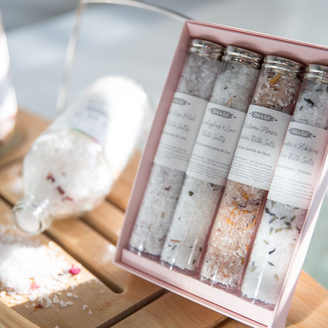 Coffret cadeau - sels de bain - Boutique Articho