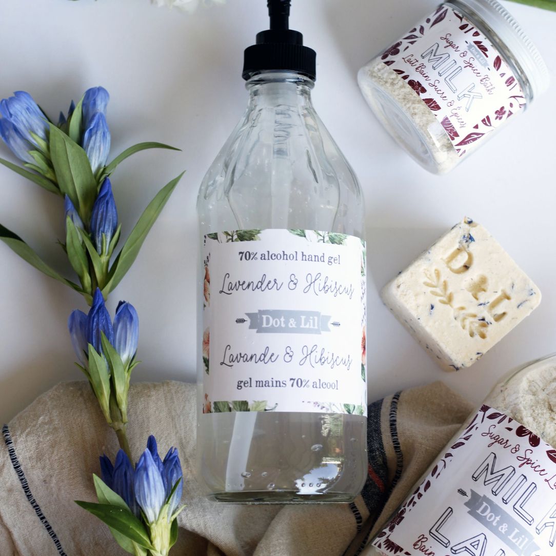 Savon main + corps - Lavande et hibiscus - Boutique Articho