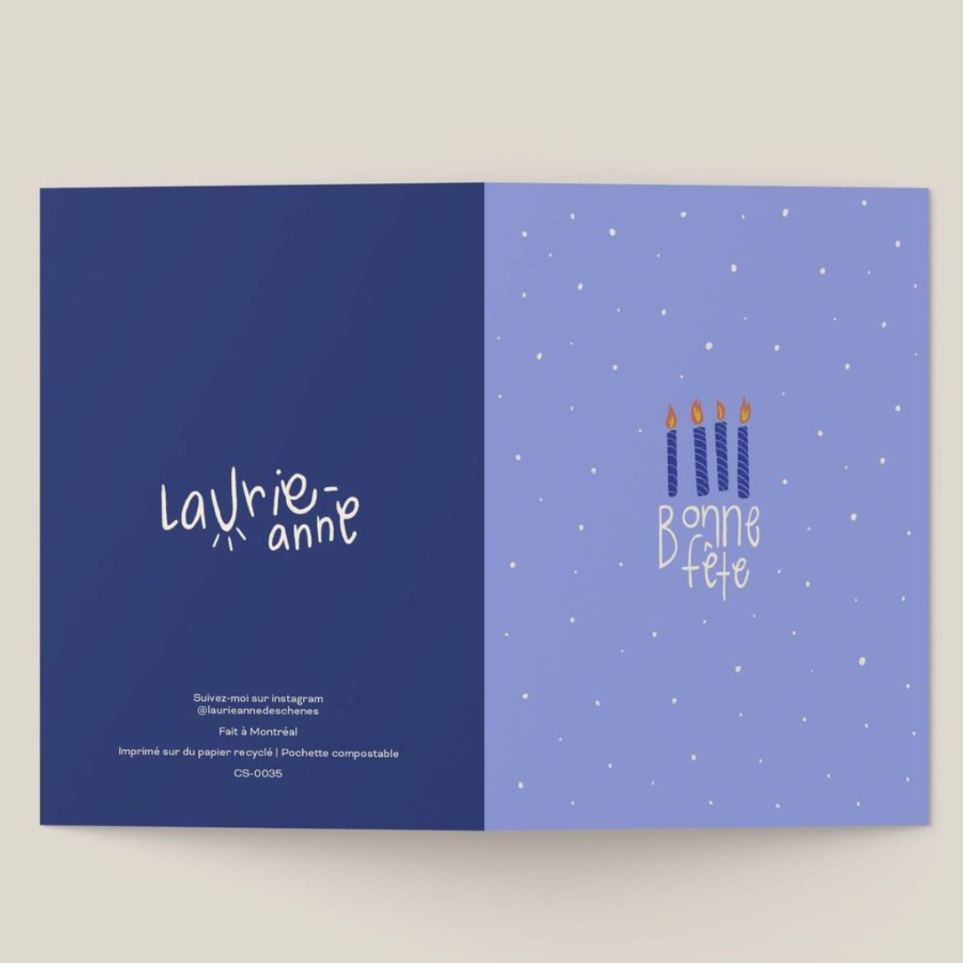 Carte souhait grand format - Bonne fête - Boutique Articho
