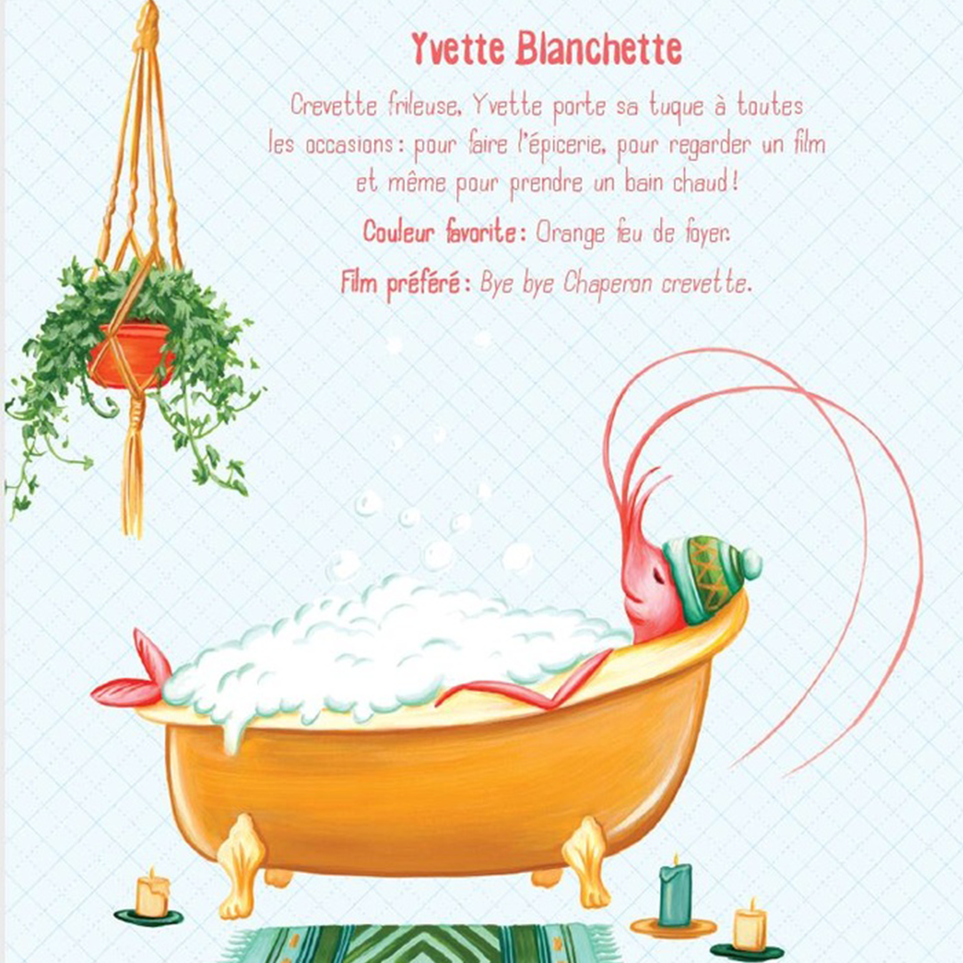 Jeannette la crevette - Boutique Articho