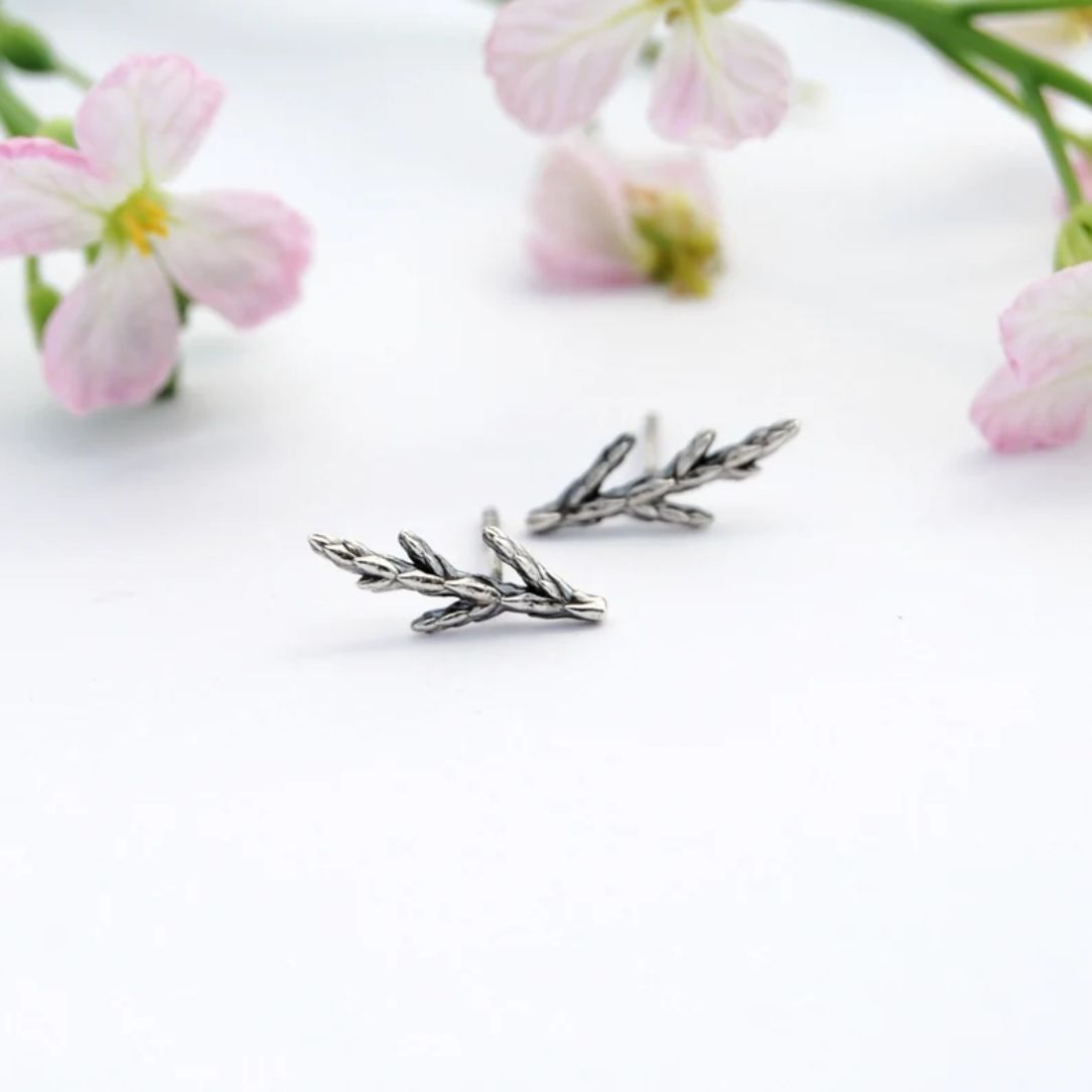 Branches de Génévrier - Boucles d'oreilles - Boutique Articho