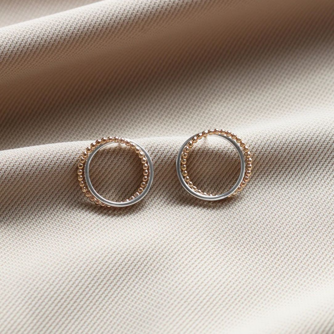 BO anneaux 2 tons croisés - Boutique Articho