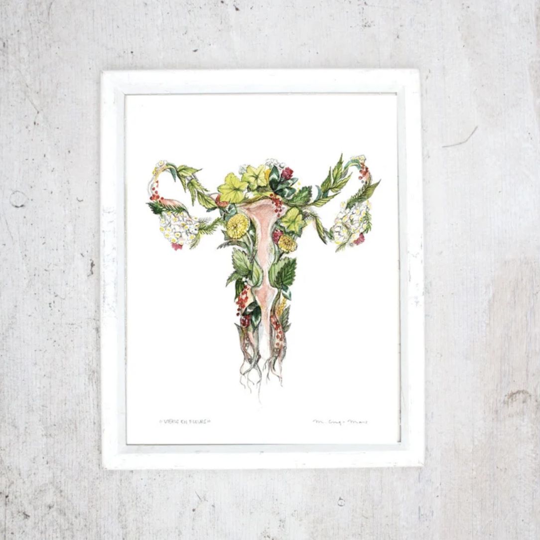Mathilde cinq-Mars Affiches Utérus en fleur - Boutique Articho