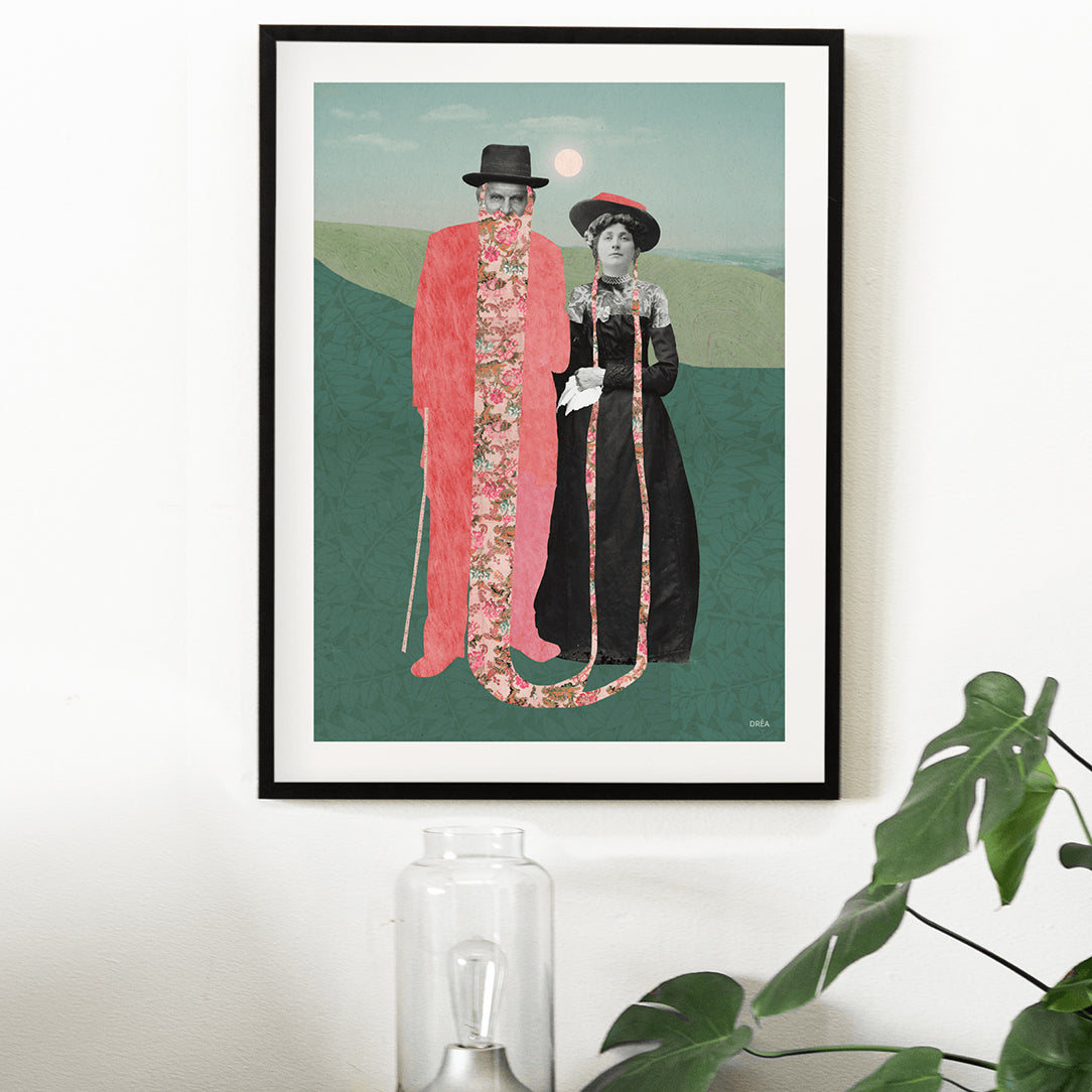 Affiche - Les amoureux - Boutique Articho