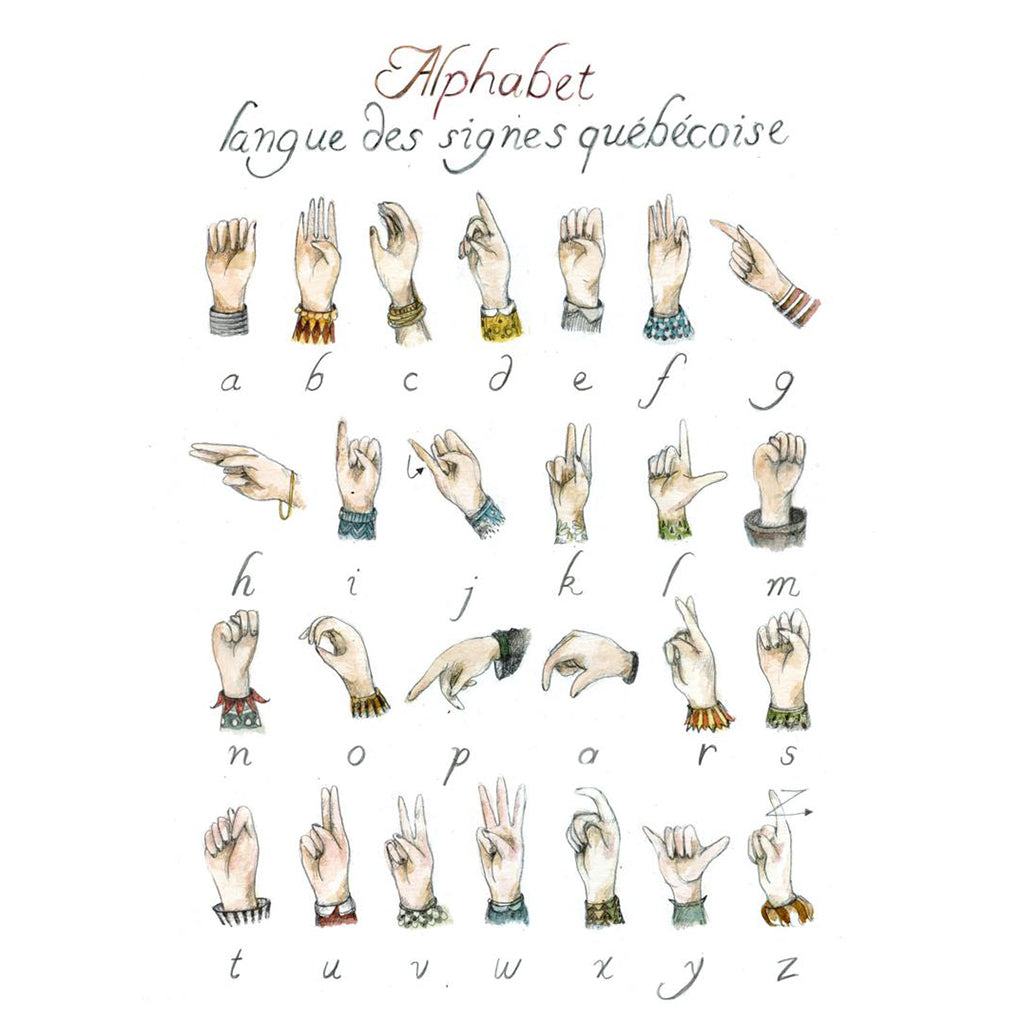 Mathilde Cinq-Mars - Cartes Alphabet LSQ - Boutique Articho