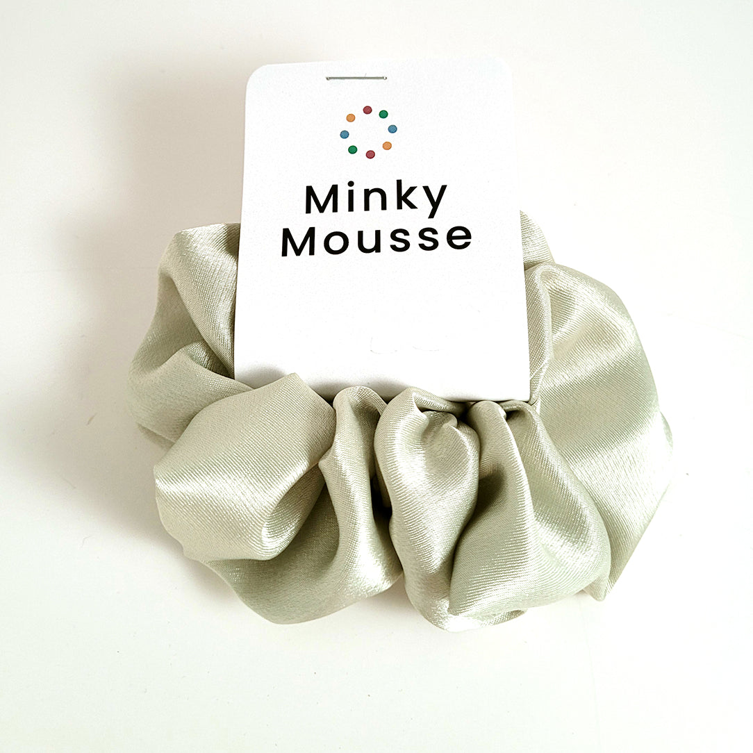 Chouchou - vert pâle satin - Boutique Articho