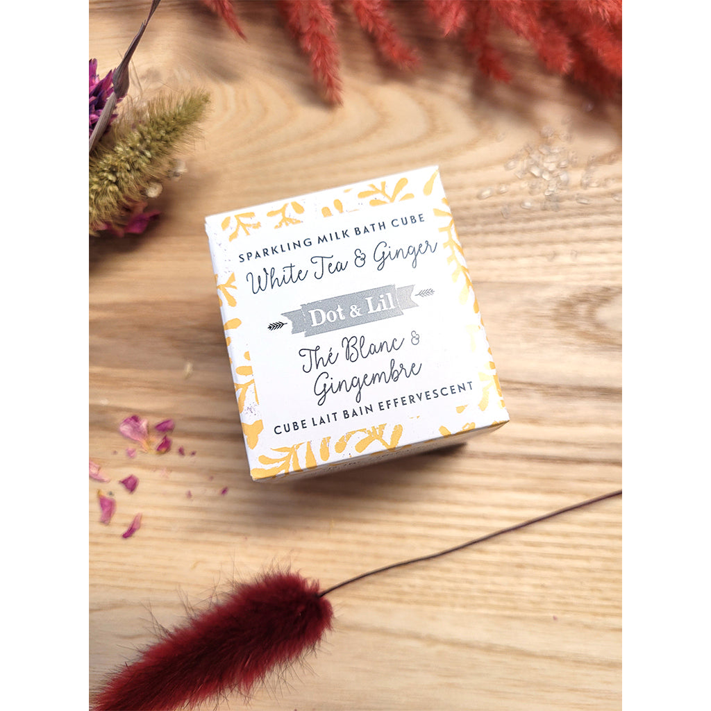 Cube de lait effervescent pour le bain - Boutique Articho