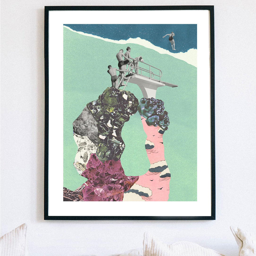 Affiche - Le plongeon - Boutique Articho