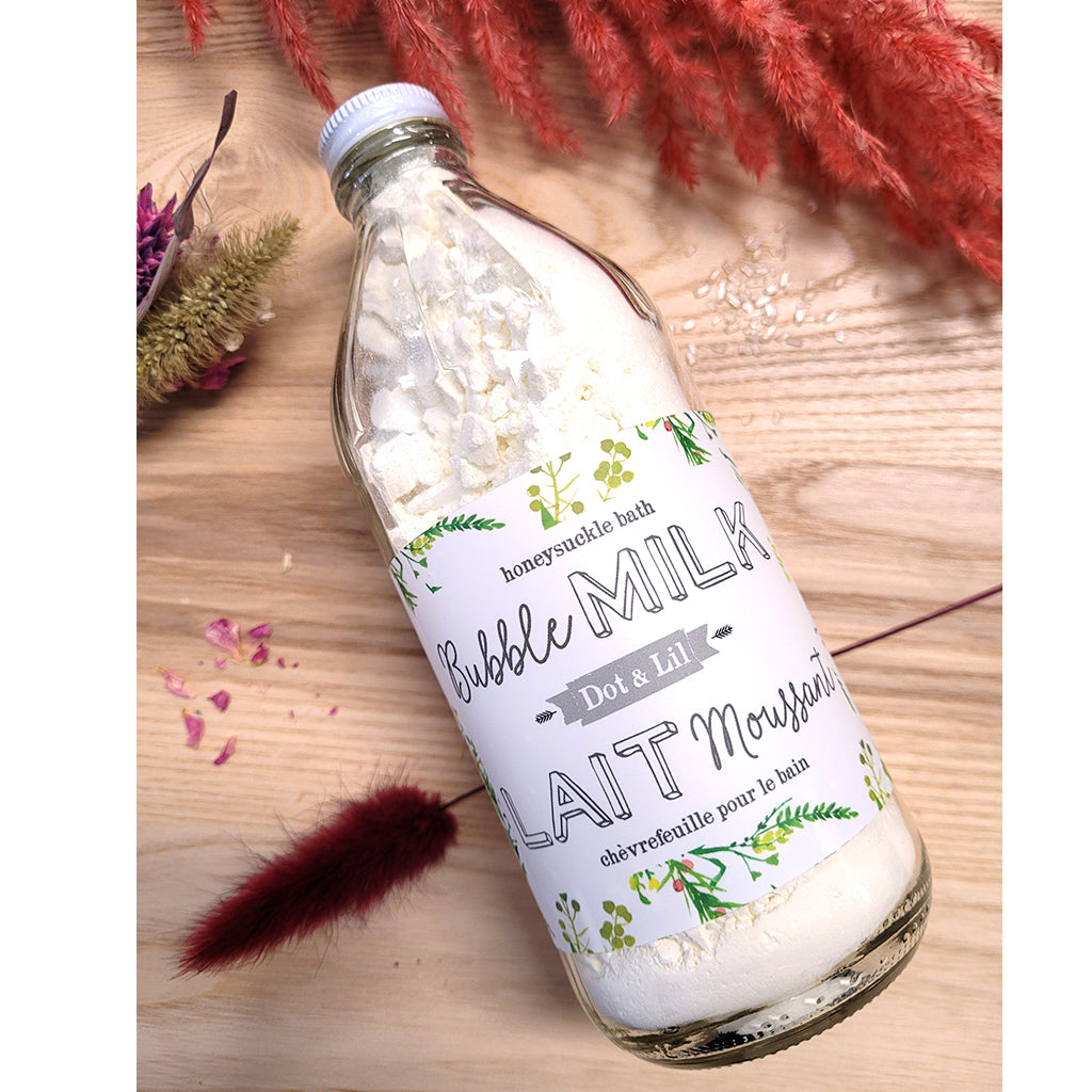 Lait de bain moussant - chèvrefeuille - Boutique Articho
