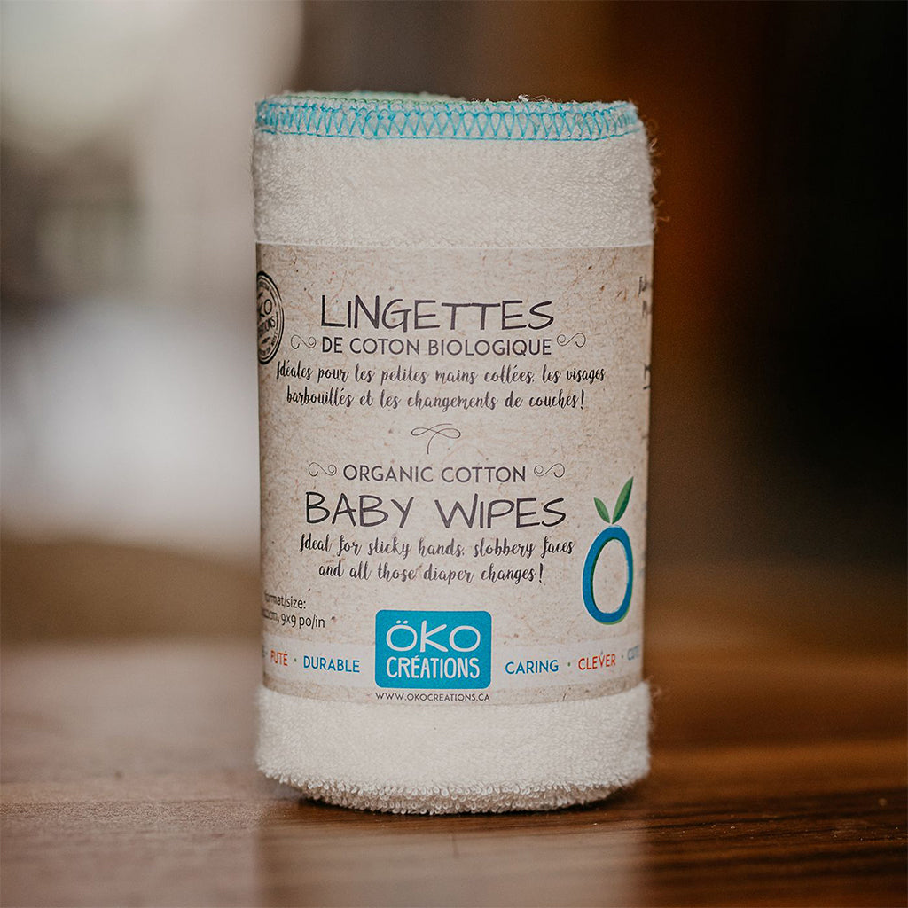 Lingettes de coton biologique (4) - Boutique Articho