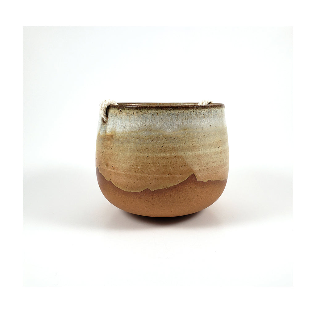 Petite jardinière en grès crème - Boutique Articho