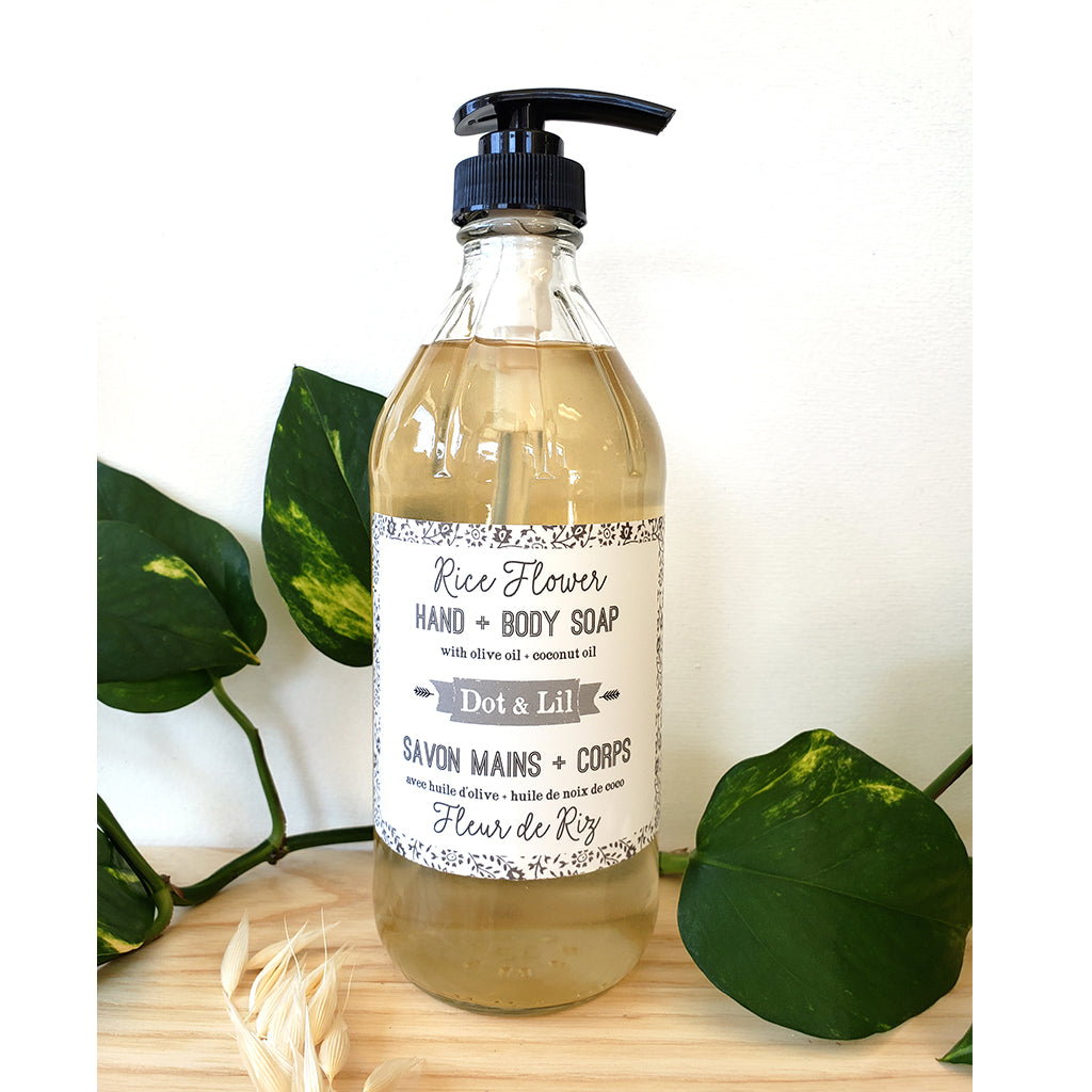 Savon main + corps - fleur de riz - Boutique Articho