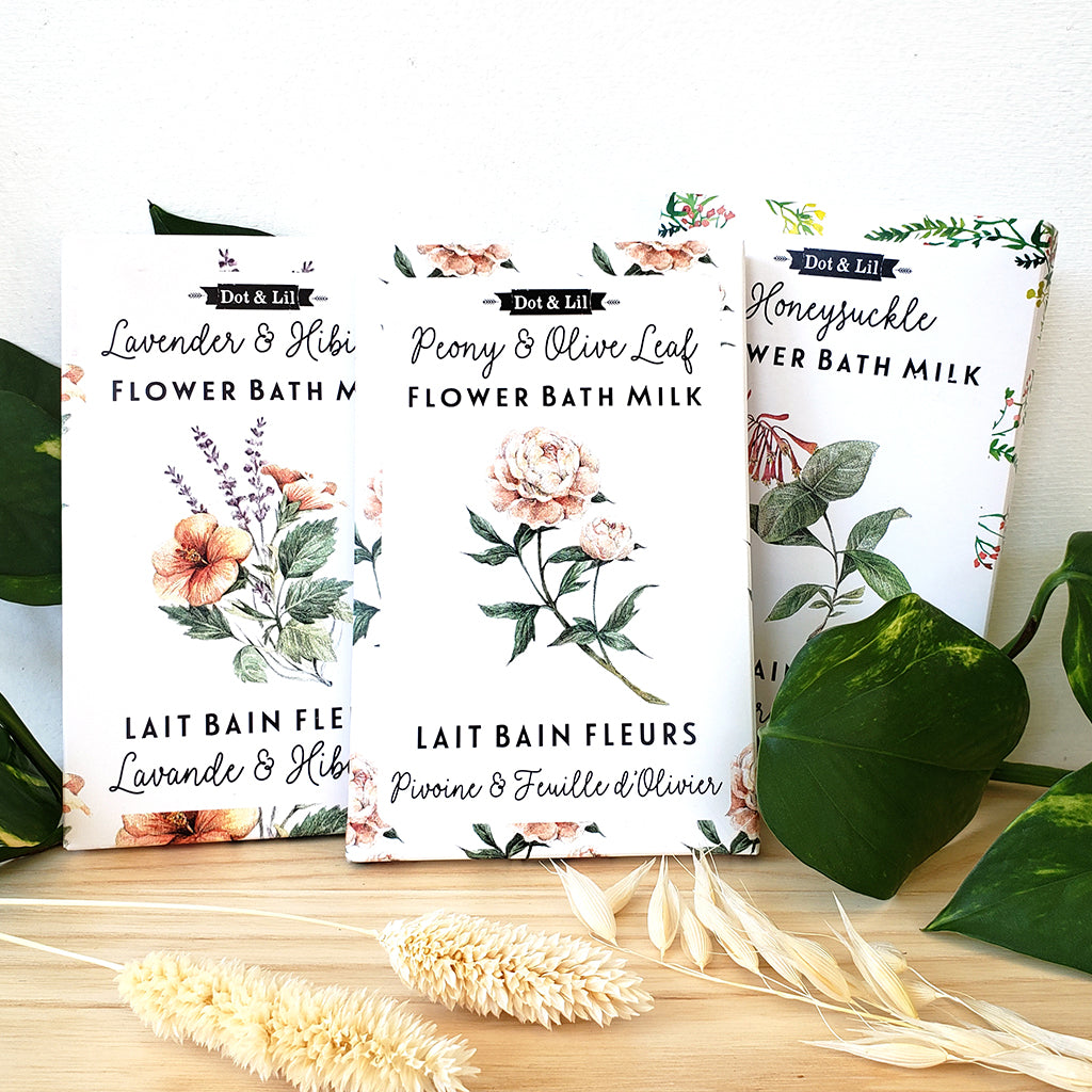 Lait de bain aux fleurs - Sachet - Boutique Articho
