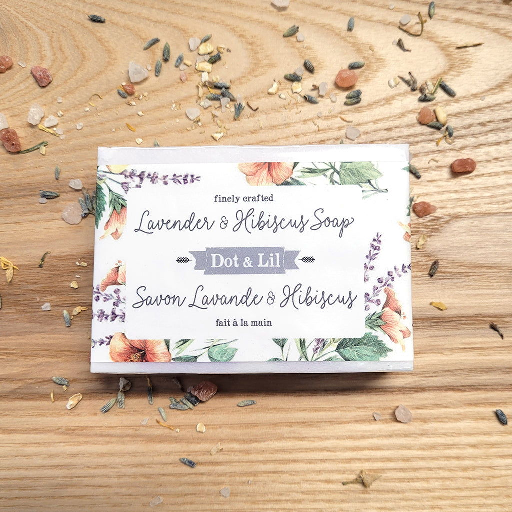 Savon classique - Lavande & hibiscus - Boutique Articho