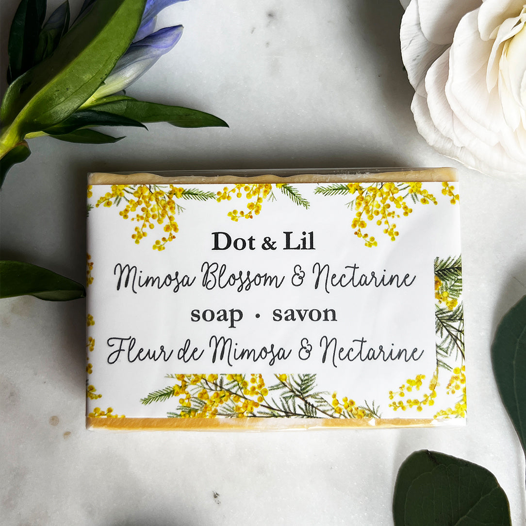 Savon classique - Fleurs de mimosa & nectarine - Boutique Articho