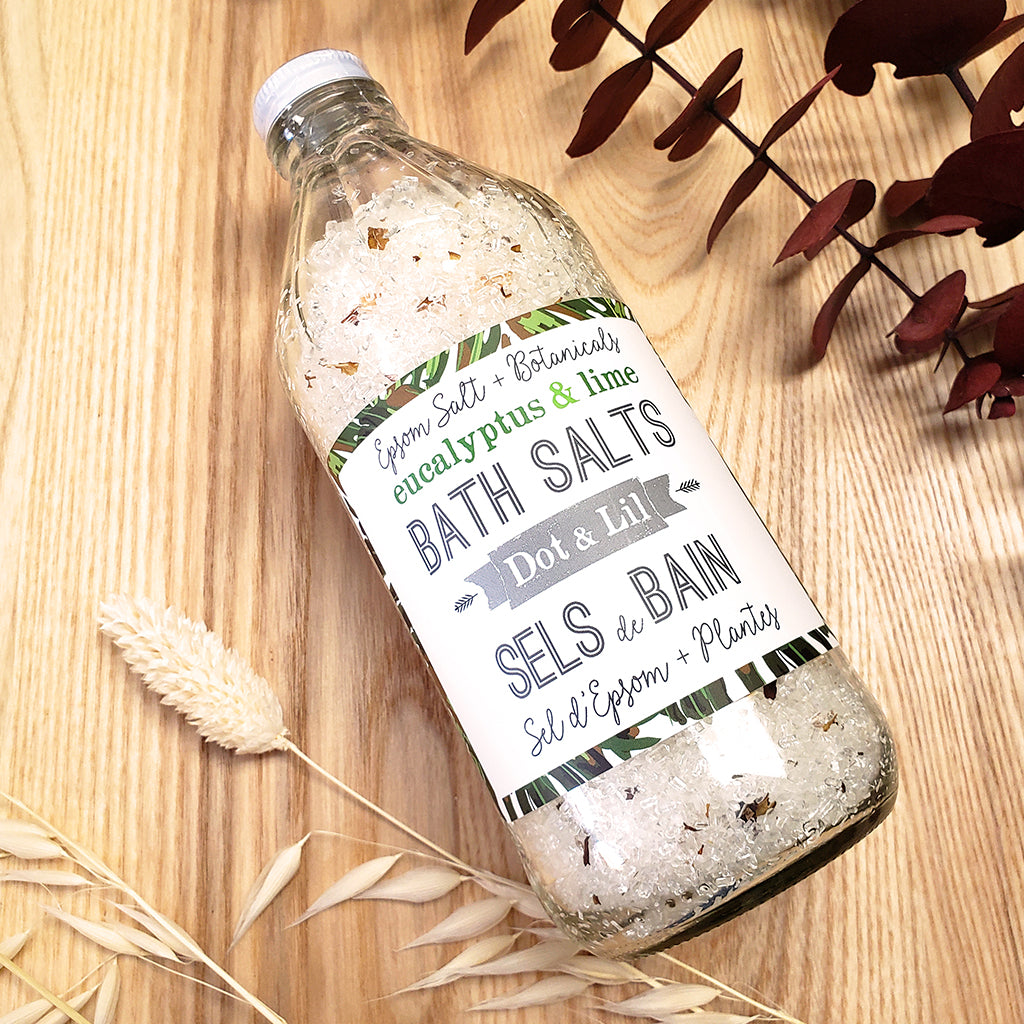 Sel de bain eucalyptus & lime - Boutique Articho