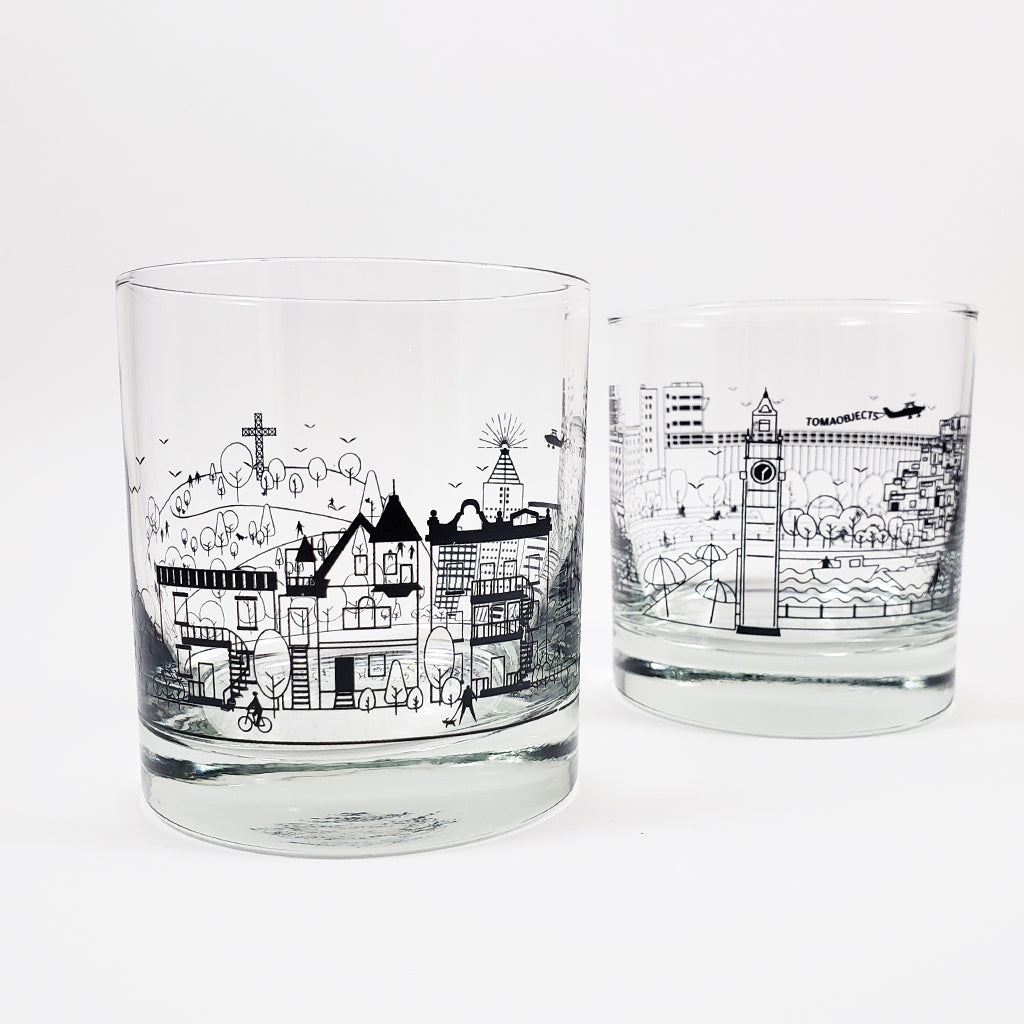 Duo de verres à whisky MONTRÉAL #1 - Boutique Articho