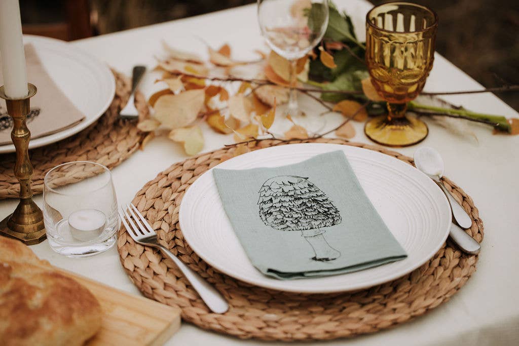 Champignons de la forêt | Serviettes de table