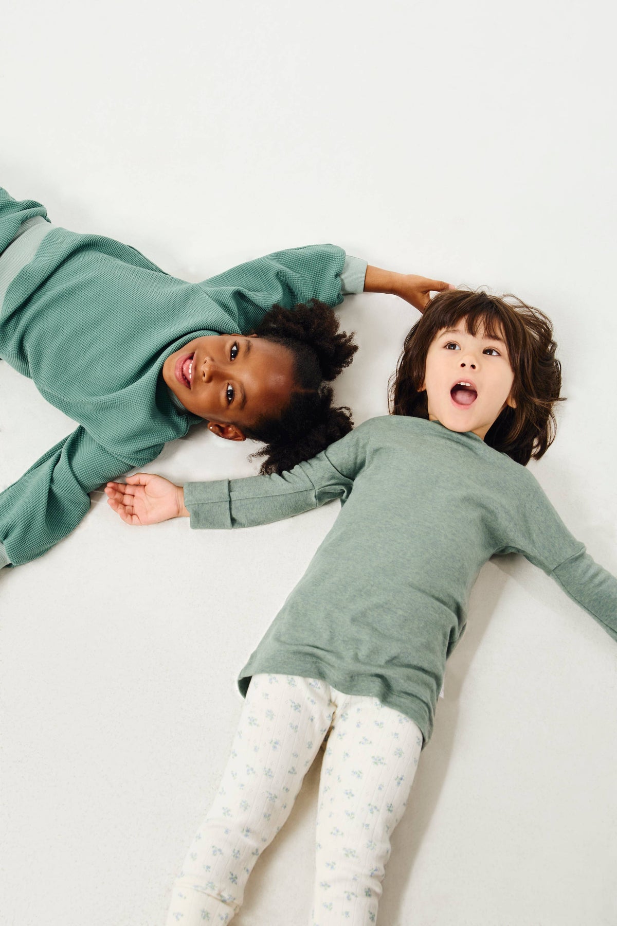 Chemise « Grandis avec moi » en laine | Verte