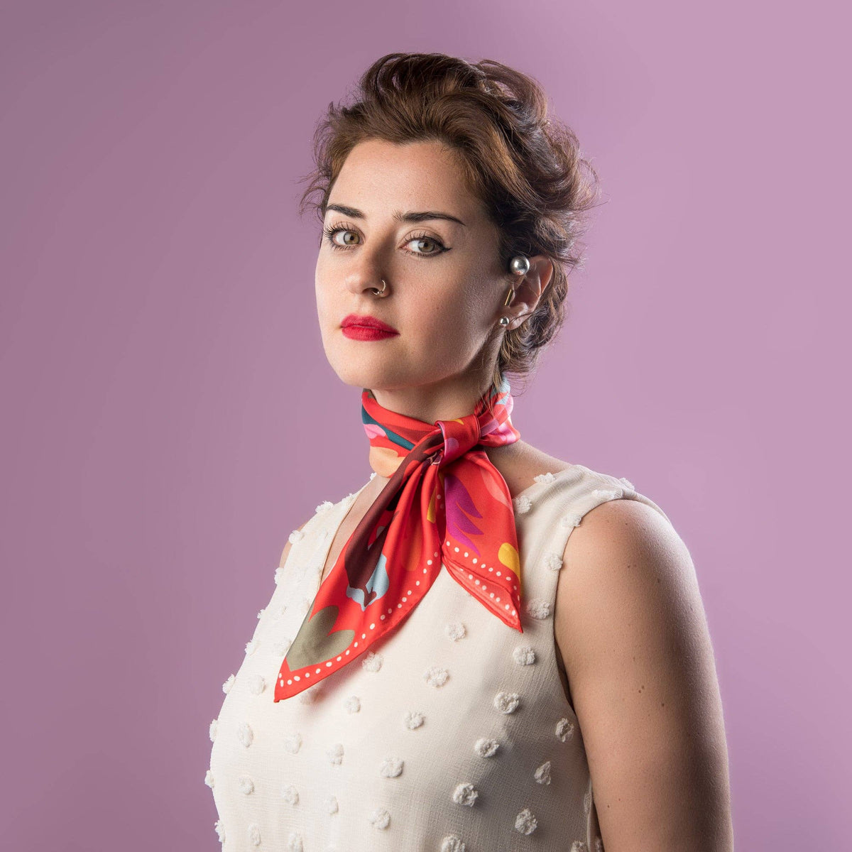 Foulard de soie All The Way 50