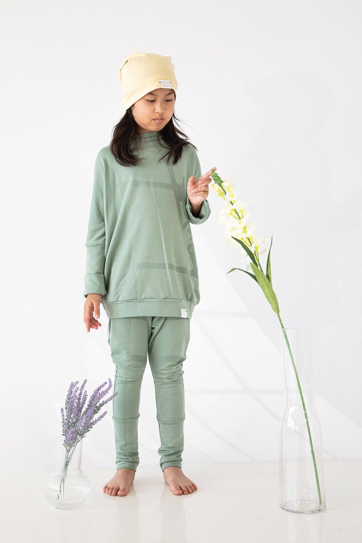 Pantalon évolutif | Vert sauge